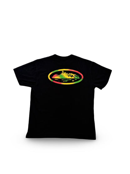Corteiz Sunset Tee Shirt - Black