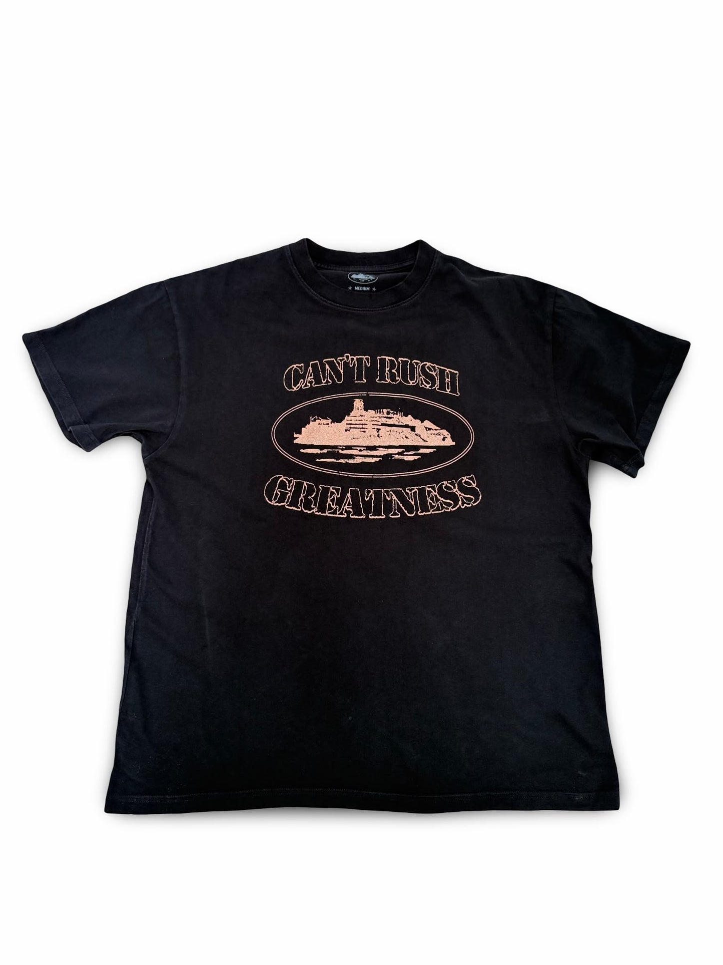 Corteiz x Central Cee “Can’t Rush Greatness” Tee Shirt - Black